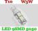 Żarówka LED T10 W5W 9 SMD 5050 postojówki b.jasna