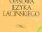 GRAMATYKA OPISOWA JĘZYKA ŁACIŃSKIEGO JAN WIKARJAK