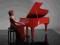CZERWONY FORTEPIAN pianino IBACH 185cm FERRARI