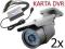 Monitoring z dwiema kamerami 700TVL IR 30m DVR HQ