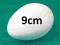 Jajka styropianowe 9cm 1szt=1,1zł