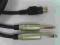SHELLER kabel   wtyk DIN5 / 2xJack 6.3mono   2.5m