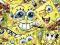 Plakat SPONGEBOB twarze z minami 61x91,5