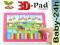 TABLET 3D PAD PIANINKO ZWIERZAKI WESOŁA FARMA