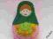 Broszka - babuszka - matrioszka - Pracownia FloArt
