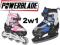 ŁYŻWY ROLKI REGULOWANE POWERBLADE X-ONE r. 34-37