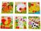 KLOCKI 6 STRONNE PUZLE PUZZLE DREWNIANE EDUKACYJNE