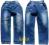 ~KAKO~NOWE blue jeans UNIVERSITY 12-146/152 clear