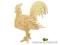 PUZZLE DREWNIANE 3D 'KOGUT'