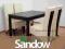 Tani zestaw stół + 4 krzesła Sandow