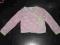 Sweterek różowy w groszki wiązany roz.98, H&amp;M
