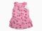 MiNOTI BAWEŁNIANA SUKIENKA W TRUSKAWECZKI 86/92