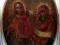 IKONA MATKA BOŻA JEZUS CHRYSTUS 64/43/3 CM XIX WIE