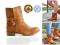 NEW buty Botki Sztyblety Camel Klamry bca625 r.36