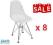 PROMOCJA!!!Krzesło BMD DSR BIAŁE x 8 szt. W-WA