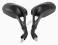 LUSTERKA - UNIWERSALNE CZARNE MP318 Z OTWOREM 8mm