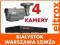 ZESTAW MONITORING 4 X KAMERA WANDALOODPORNA Z472
