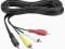 Kabel Jack 3,5mm 4pin - 3xRCA Cinch do Kamery 3m