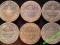2 KOPIEJKI ROSJA LOT 6 MONET MEGA HIT !!!129