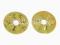 DS019 Przekładki dekoracyjne kolor złoty 1x16mm