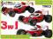 Duże Auto Wyścigowe 3w1 Wymienne Koła sterowane