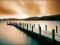 DREWNIANY POMOST - WOODEN JETTY - plakat 91.5x61cm