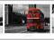 LONDYN - RED TRIPTYCH - plakat 91.5x30.5cm