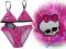 MONSTER HIGH KOSTIUM KĄPIELOWY BIKINI MATTEL 140