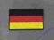 NIEMCY flaga Termo naszywka od MOTOHAFT Niemiecka