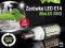 Żarówka E14 80 LED SMD mini corn ciepła 440lm= 50W