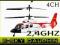 Helikopter 4CH Dauphin 2,4GHz Symulator Esky HIT