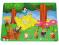 PUZZLE POCZĄTKOWE KLOCKI 24 elem. DREWNIANE PUZLE