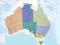 Australia - Oficjalna Mapa - plakat 91,5x61 cm
