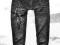 ____SUPER  LEGGINSY____imitacja  jeansów nadruk