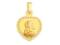 Złoty medalik komunia chrzest pr.585 14k 33580