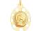 Złoty medalik komunia chrzest pr.585 14k 31263