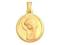 Złoty medalik próba 585 14k Komunia Chrzest 31204