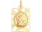 Złoty medalik komunia chrzest 585 14k 30605