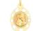 Złoty medalik komunia chrzest 585 14k 31259