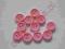 Guziki różowe  ZESTAW szybka wysyłka