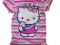 92-98cm Bluzka Hello Kitty w paski różowe