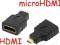 Adapter HDMI - micro HDMI D F-M microHDMI GOLD Łdź