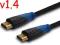 Kabel 1,5m HDMI -HDMI Gold AWG30 FullHD v1.4 OPLOT