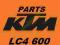 KTM LC4 400 600 620 - SKRZYNIA TRYBY WODZIKI WALKI