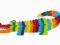 PUZZLE ABC DREWNIANE KROKODYL NAUKA ALFABETU 56 cm