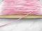 Sznureczek atłasowy różowy szybka wysyłka