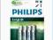 BATERIA PHILIPS R03 LongLife B4 AAA 4szt