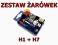 ZESTAW ZAPASOWYCH ŻARÓWEK H1 + H7 12V 55W