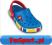 Buty Klapki CROCS CROCBAND LEGO blue 12080 r.25-26