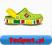 Buty Klapki CROCS CROCBAND LEGO green 1208 r.33/34